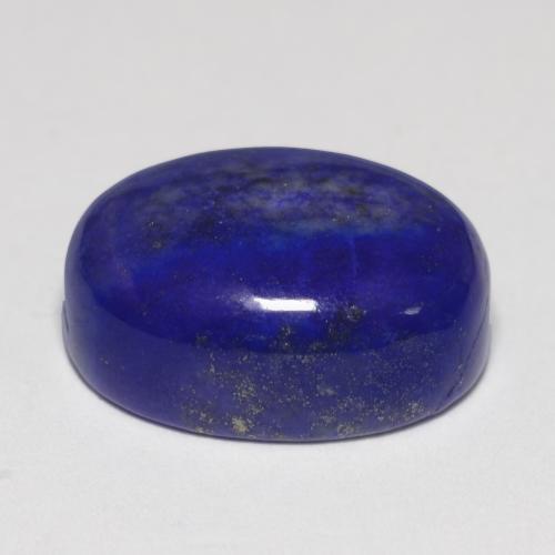 Lapislázuli azul natural de 11,04 ct, corte óvalo, opaco
