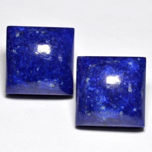 Gemas de Lapislázuli Azul marino intenso natural de 15.66 ct, Cuadrado, Opaco