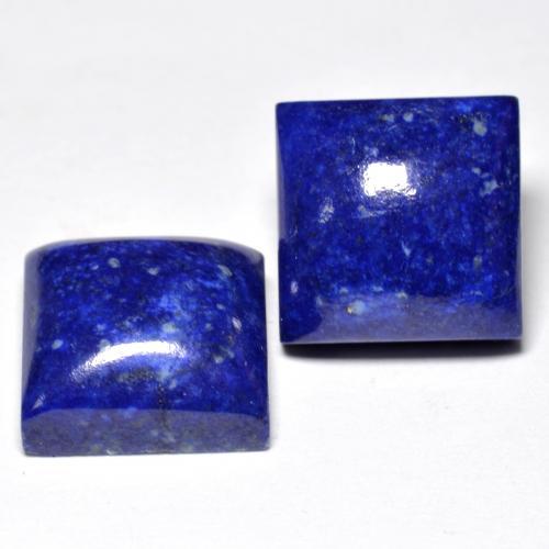 Gemas de Lapislázuli Azul marino intenso natural de 15.66 ct, Cuadrado, Opaco