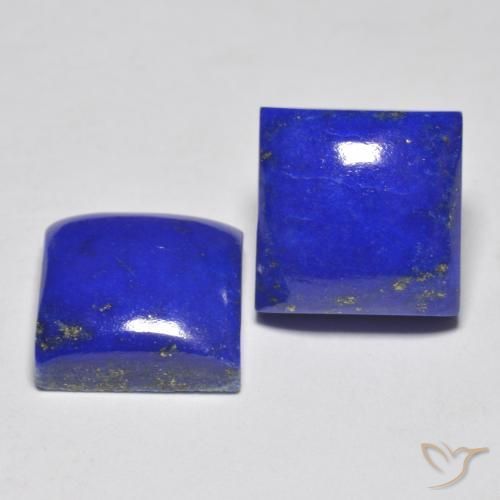 Gemas de Lapislázuli Azul claro natural de 14.81 ct, Cuadrado, Opaco