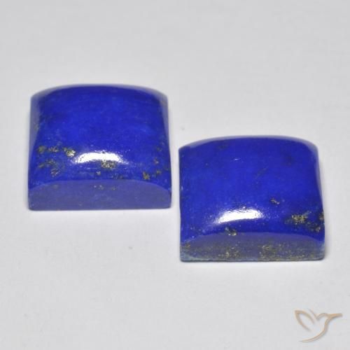Gemas de Lapislázuli Azul claro natural de 14.81 ct, Cuadrado, Opaco