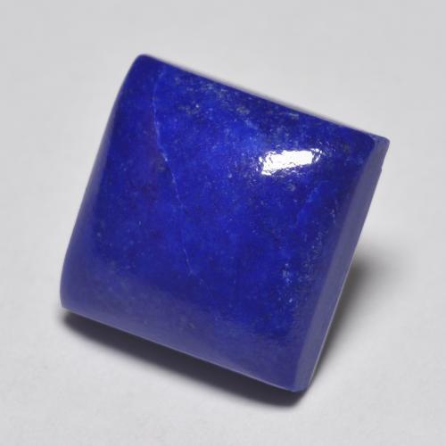 Lapislázuli azul natural de 6,77 ct, cuadrado, opaco