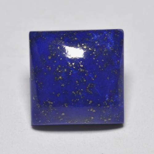 Lapislázuli Azul marino intenso natural de 6.19 ct, Cuadrado, Opaco