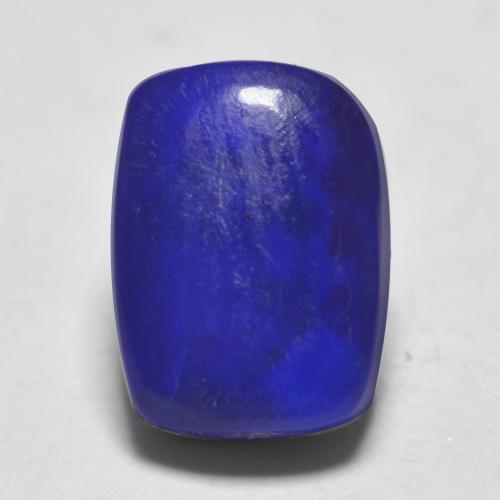 Lapislázuli Azul marino intenso natural de 1.35 ct, Corte Cojín, Opaco