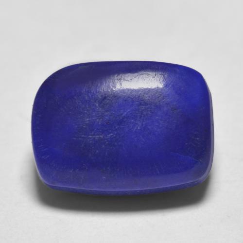 Lapislázuli Azul marino intenso natural de 1.35 ct, Corte Cojín, Opaco