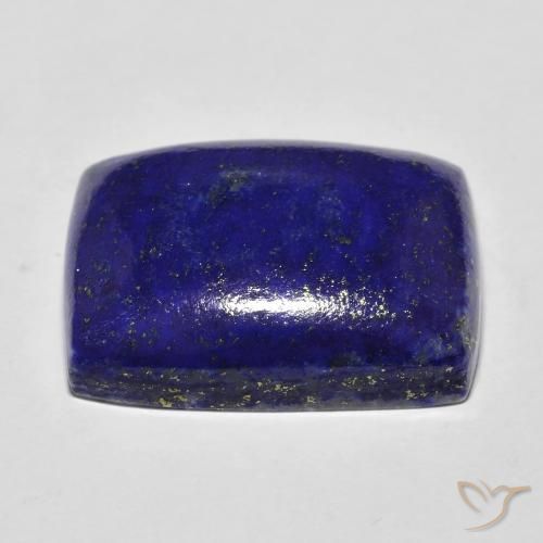 Lapislázuli Azul oscuro natural de 20.42 ct, Forma Cojín, Opaco