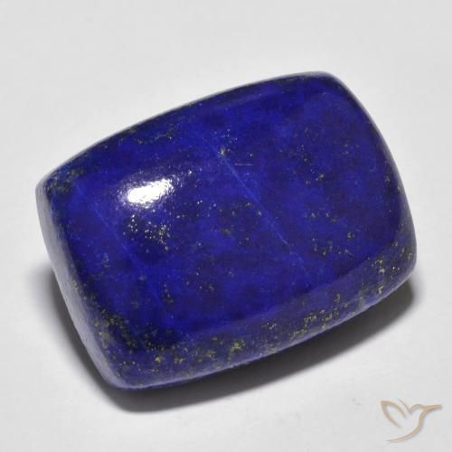 23.47ct Natural Azul marino intenso Lapislázuli, Forma Cojín, Opaco