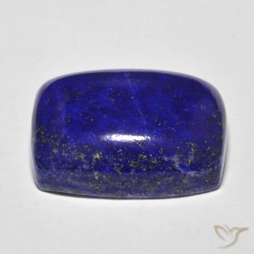 Lapislázuli Azul marino intenso natural de 23.47 ct, Forma Cojín, Opaco