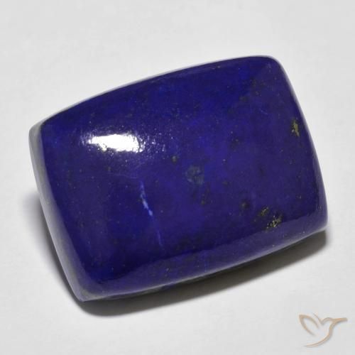20.41ct Natural Azul oscuro Lapislázuli, Forma Cojín, Opaco, Photo A