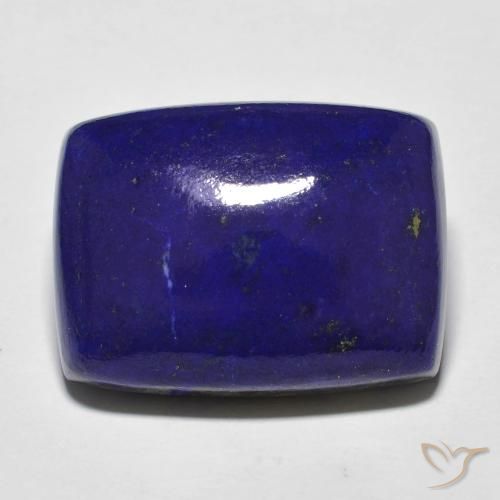 Lapislázuli Azul oscuro natural de 20.41 ct, Forma Cojín, Opaco