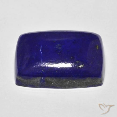 Lapislázuli Azul oscuro natural de 20.41 ct, Forma Cojín, Opaco