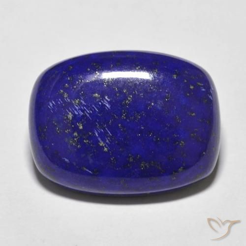 16.22ct Natural Azul oscuro Lapislázuli, Forma Cojín, Opaco