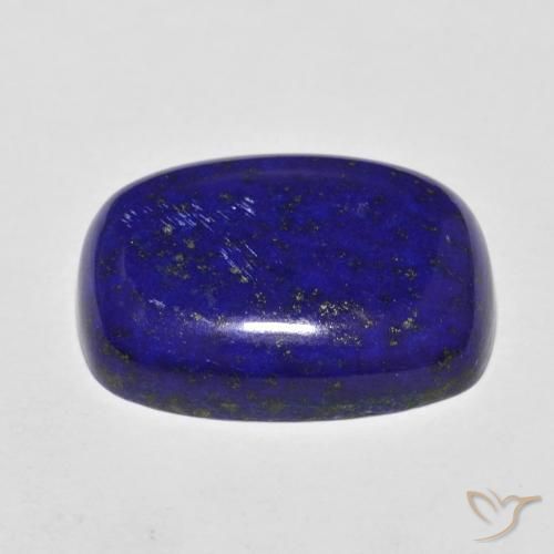 Lapislázuli Azul oscuro natural de 16.22 ct, Forma Cojín, Opaco