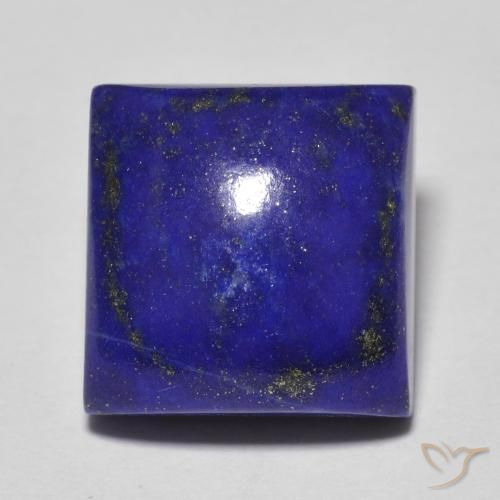 8.03ct Natural Azul marino intenso Lapislázuli, Cuadrado, Opaco
