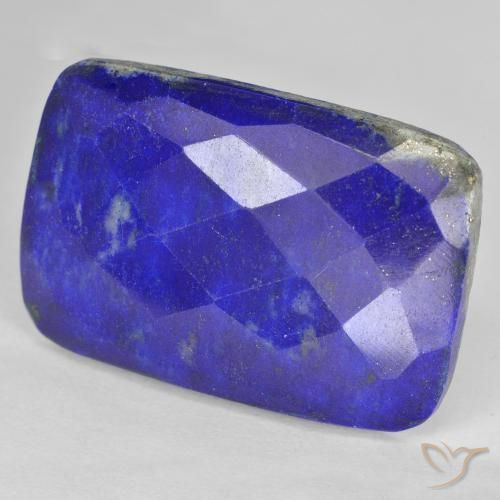Lapislázuli Azul egipcio intenso natural de 25.55 ct, Forma Cojín, Opaco