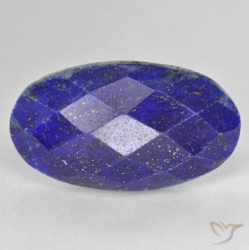 Lapislázuli Azul egipcio intenso natural de 11.96 ct, Ovalada, Opaco