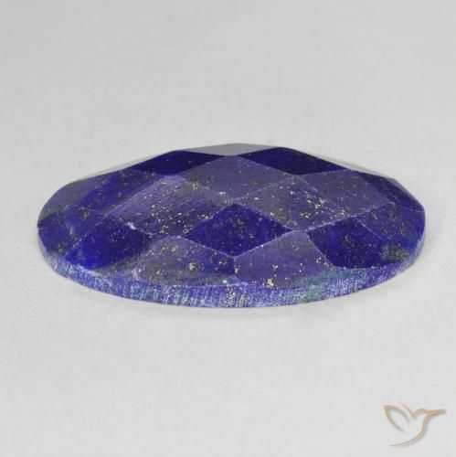 Lapislázuli Azul egipcio intenso natural de 11.96 ct, Ovalada, Opaco