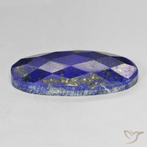 Lapislázuli Azul oscuro natural de 19.00 ct, Ovalada, Opaco