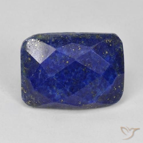 13.47ct Natural Azul oscuro Lapislázuli, Forma Cojín, Opaco