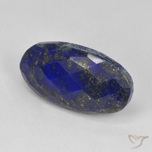 Lapislázuli Azul muy intenso natural de 14.34 ct, Ovalada, Opaco