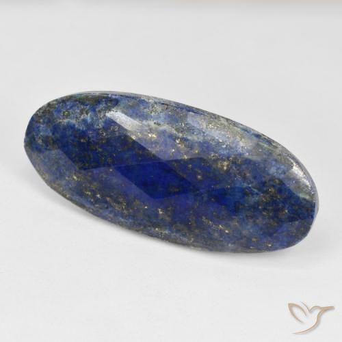 Lapislázuli Azul oscuro natural de 40.24 ct, Ovalada, Opaco