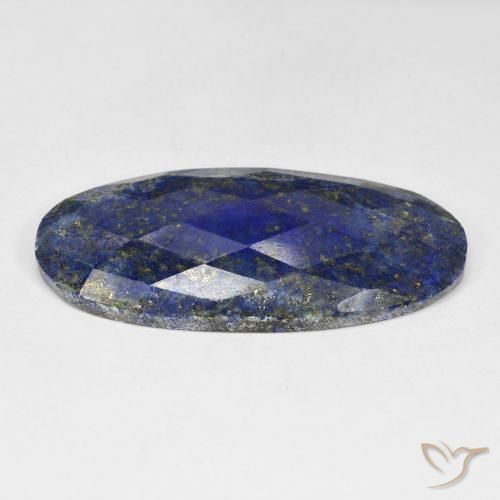 Lapislázuli Azul oscuro natural de 40.24 ct, Ovalada, Opaco