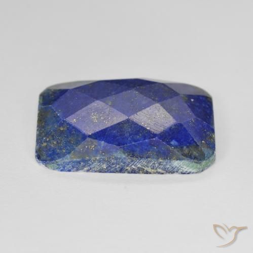 Lapislázuli Azul claro natural de 13.36 ct, Corte Octágono / Esmeralda, Opaco