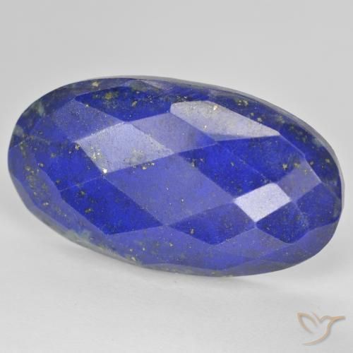 Lapislázuli Azul claro natural de 28.77 ct, Ovalada, Opaco