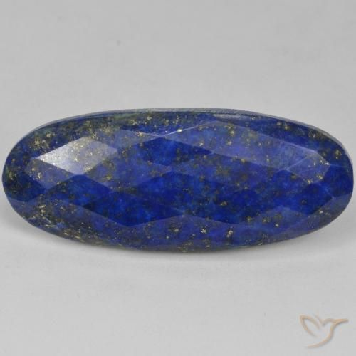 27.48ct Natural Azul oscuro Lapislázuli, Ovalada, Opaco
