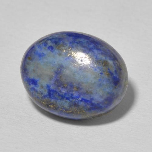 Lapislázuli Azul medio natural de 8.88 ct, Ovalada, Opaco