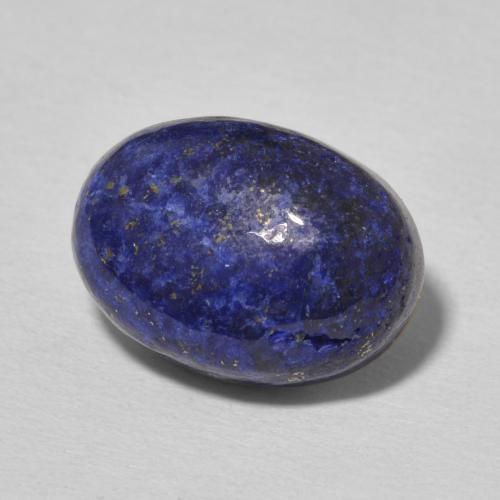 Lapislázuli Azul oscuro natural de 7.50 ct, Ovalada, Opaco