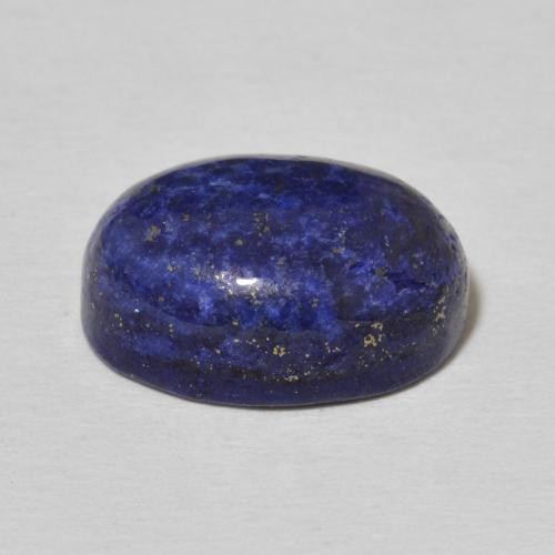 Lapislázuli Azul oscuro natural de 7.50 ct, Ovalada, Opaco