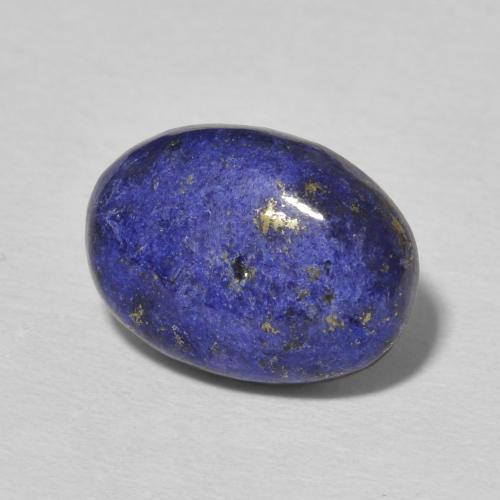 Lapislázuli Azul oscuro natural de 5.58 ct, Ovalada, Opaco