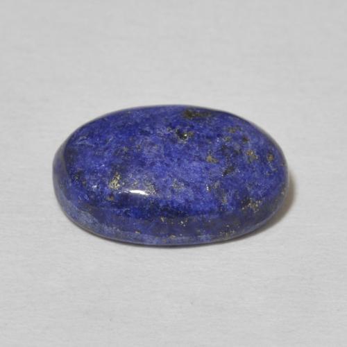 Lapislázuli Azul oscuro natural de 5.58 ct, Ovalada, Opaco
