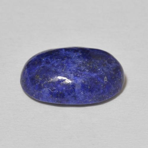 Lapislázuli Azul oscuro natural de 7.52 ct, Ovalada, Opaco