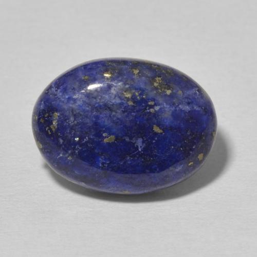 8.33ct Natural Azul oscuro Lapislázuli, Ovalada, Opaco