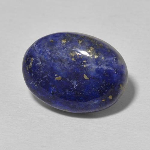 Lapislázuli Azul oscuro natural de 8.33 ct, Ovalada, Opaco