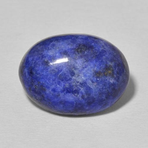 8.35ct Natural Azul oscuro Lapislázuli, Ovalada, Opaco