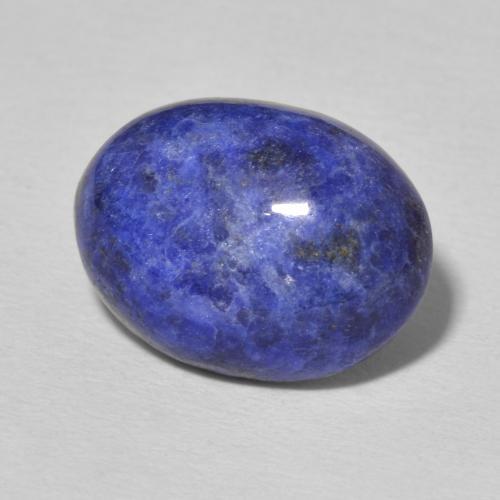 Lapislázuli Azul oscuro natural de 8.35 ct, Ovalada, Opaco
