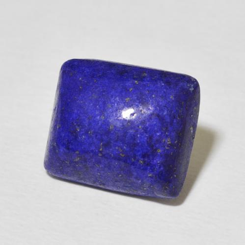 Lapislázuli Azul oscuro natural de 8.70 ct, Corte Baguette, Opaco