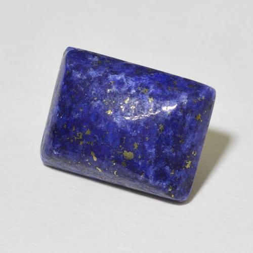 Lapislázuli Azul oscuro natural de 9.54 ct, Corte Baguette, Opaco