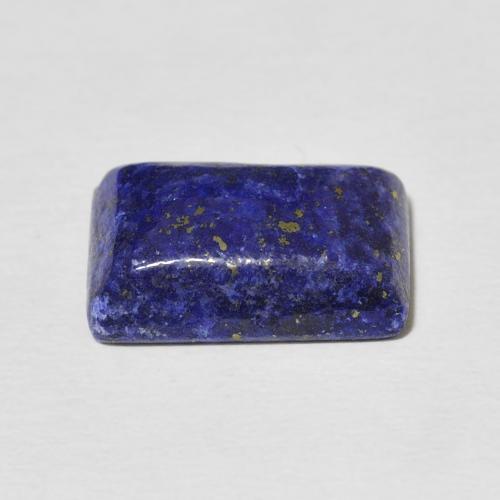 Lapislázuli Azul oscuro natural de 9.54 ct, Corte Baguette, Opaco