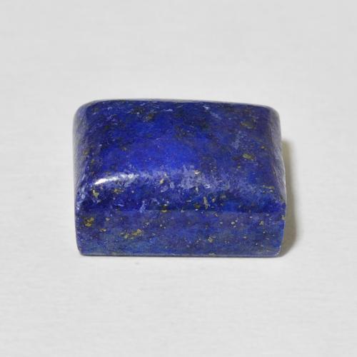 Lapislázuli Azul egipcio intenso natural de 12.19 ct, Corte Baguette, Opaco