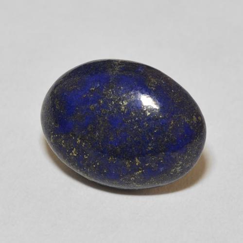 Lapislázuli Azul oscuro natural de 8.92 ct, Ovalada, Opaco