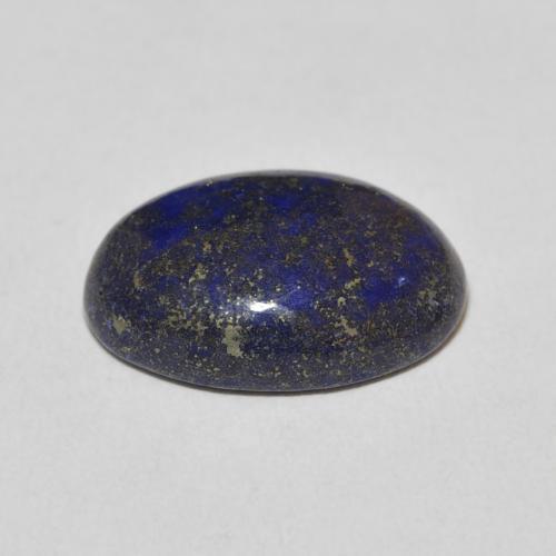 Lapislázuli Azul oscuro natural de 8.92 ct, Ovalada, Opaco