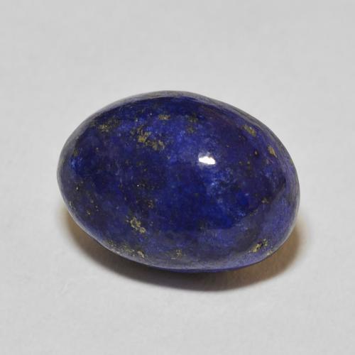 Lapislázuli Azul oscuro natural de 10.28 ct, Ovalada, Opaco
