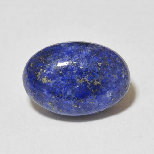 7.19ct Natural Azul medio Lapislázuli, Ovalada, Opaco, Photo A