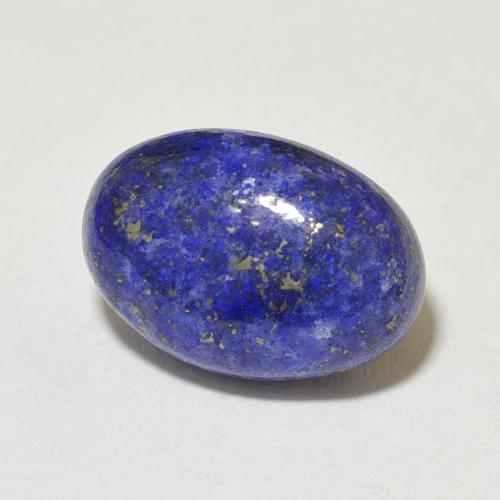 Lapislázuli Azul medio natural de 7.19 ct, Corte Óvalo, Opaco