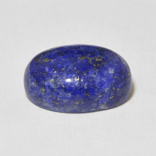 Lapislázuli Azul medio natural de 7.19 ct, Corte Óvalo, Opaco