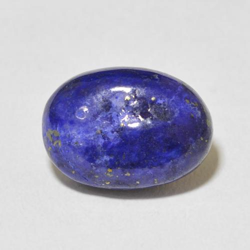 6.19ct Natural Azul oscuro Lapislázuli, Ovalada, Opaco